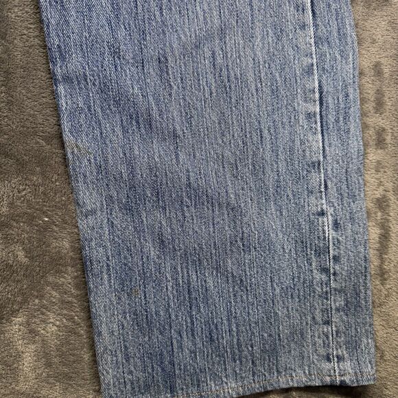 Levi’s 501 Jeans Men’s 36x27 Measured Tag 38x30 Altered Fade Thrashed Grunge - Picture 6 of 16
